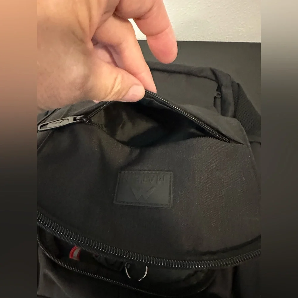 Matein Adult Black Travel Laptop Backpack